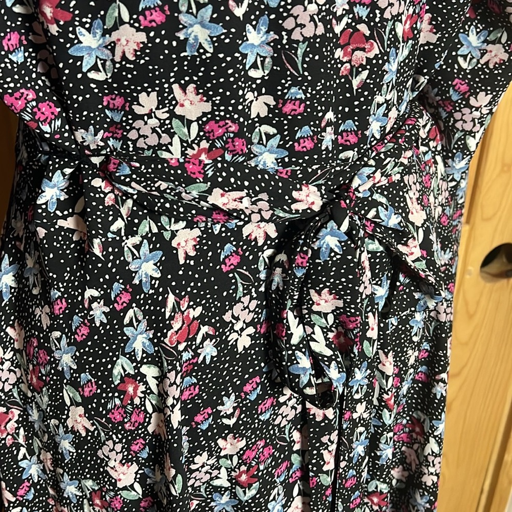 NANETTE NANETTE LAPORE  Floral Pleated Pintuck Shirt Dress - Picture 7 of 10